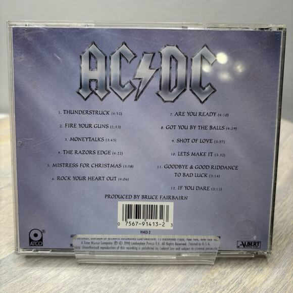 Razor's Edge by AC/DC (CD, Sep-1990, Atco (USA)) - Picture 2 of 4